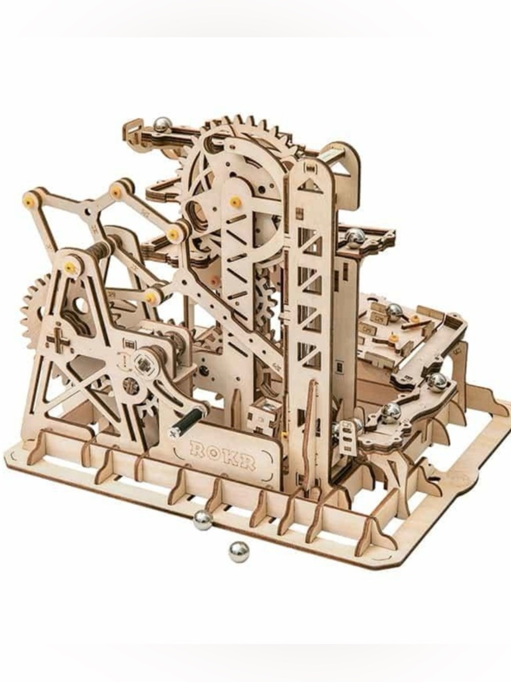 ROKR Marble Squad Marble Run LG502 Wooden 3D Puzzle Kit STEM Model